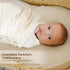 2 Pack, Cozy 33x42 Inch Konssy Knit Baby Blanket Soft Ribbed Swaddle Receiving Blankets for Boys & Girls, Lightweight