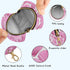 PYBUG Scallop Round Pacifier Storage Case, Polyester & TPU Lined with Hook Buckle, Pacifier Container Box for Baby