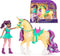 Unicorn Academy, Ava & Leaf Set with 2 Riding Accessories & Hair Styling Tool, Dolls & Unicorn Toys for Girls
