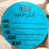 Silva lining designing birth annoucement, Baby Room Sign, boys birth announcement, Newborn Gift, infant photo prop