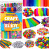 Blue Squid 1750+pcs Craft Kits for Kids, Ages 4-9 Girl Boys Gifts