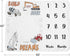 Sweet Jojo Designs Construction Truck Boy Milestone Blanket Monthly Newborn First Year Growth Mat Baby Shower Memory