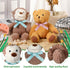 Civaner 7 Pcs Forest Stuffed Animals Bulk - 12.5 Inch Cute Plush Jungle Animal Plush Toys for Kids