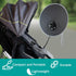 COOLSHADE UPF50 Sunshade by BUGGYGEAR - Easy Folding, Clamp on Chair or Baby Stroller - Compact and Portable