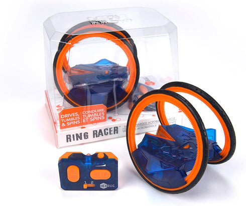 HEXBUG Ring Racer, Self-Stabilizing Rechargeable Remote Control Robot Toys for Kids, STEM Toys (Colors May Vary)