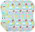 decor gift 4 Pack 22x11in Cotton Burp Cloths Baby Easy Care Cartoon Cute Animals Milk Spit Up Cloth for Unisex Babies