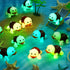 50 Decor(6 HyDren Pcs Rubber Turtle Duck Glow in The Dark Cute Duck Bulk Mini Squeaky Rubber Toys Floating Bathtub