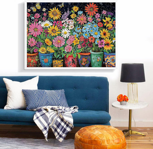 300 8-10 10-12,Fantasy 20.5x15in Piece Puzzles for Adults,Butterfly Flower Jigsaw Puzzle for Adults Kids Elderly,Large