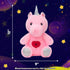 Christmas,13'' Cuteoy Plush Pink Unicorn Star Projector Musical Adjustable Singing Night Light Stuffed Animals Glowing