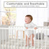 Sweet Jojo Designs Fitted Baby Crib Sheets (Taupe Plaid) for Boys/Girls, Infant Nursery, Toddler Room - Standard Size