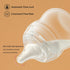 Natural Glass Baby Bottle Wide Neck, Newborn Anti-Colic, Clear, 3oz (Pack of 2), Includes 2 Slow Flow Nipples