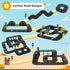 Pack, 3+Year Aukit Magnetic Tiles Road Expansion Magnetic Building Blocks Construction Toys for Old Boys Girls, Kids