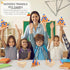8 Packs Wooden Triangle Peg Games, Family Wooden Board Game Learning Puzzles for Travel and Gathering
