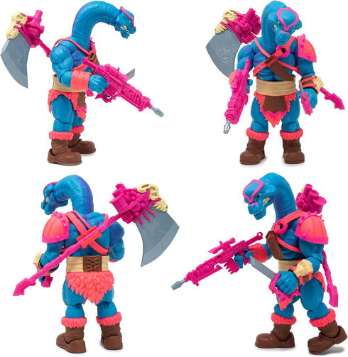 Boss Fight Studio Saurozoic Warrior Brakhion, Futuristic Armored Dinosaur Hero Action Figure, 6 Inch Scale