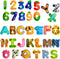 EHR Magnetic Letters and Numbers, Colorful ABC Animal Alphabet Fridge Magnets, Educational Toys for Kids 3-5 Years