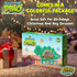 YoYa Toys Aqua Rings Dinosaur Handheld Game for Kids, Retro Portable Road Trip Toys and Calming Travel Games