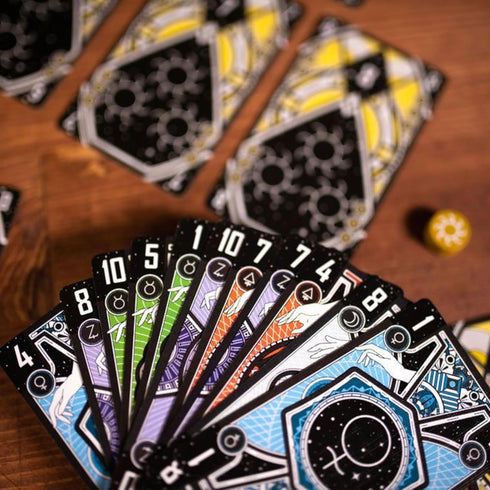 Pandasaurus Games Aurum - Competitive Trick-Taking Strategy Card Game for Kids & Adults, 3-4 Players