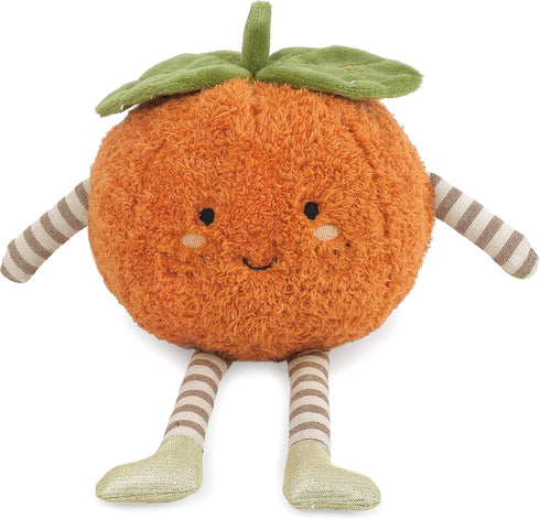 MON AMI Premium Clementine Soft Stuffed Plush Toy – 10”, Handcrafted Squishable Fruit Doll with Whimsical Face for