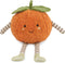 MON AMI Premium Clementine Soft Stuffed Plush Toy – 10”, Handcrafted Squishable Fruit Doll with Whimsical Face for