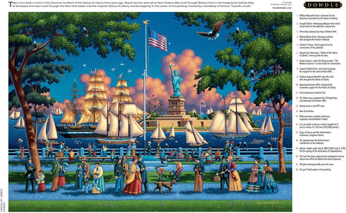 300 21.25 15.00 Buffalo Games - Eric Dowdle - Statue of Liberty - Piece Jigsaw Puzzle for Adults - Challenging Puzzle