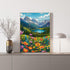PICKFORU 1000 Landscape Puzzles for Adults Pieces, Flower Mountain Puzzle Art, Lake Scenic Jigsaw Puzzles for Adults