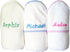 Fastasticdeal Custom Embroidered Personalized Cotton White w/Blue Bath Baby Hooded Towel