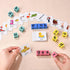 Wooden Blocks Spelling Game, Alphabet Puzzles Blocks, Montessori Learning Toy for Kids Ages