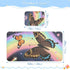 SyXIOP 28" 52" Colorful Rainbow Butterfly Cooling Baby Crib Mattress x Breathable Mattress Protector pad for Kids