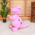 Wemi Pink Dinosaur Stuffed Animal Toys, Cute Soft Dinosaurs Plush Doll T-Rex Throw Pillow for Boys Girls, 11"