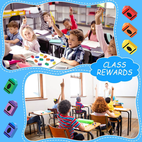 72 Chivao Pcs Crayon Erasers Mini Erasers for Kids Bulk Classroom Back to School Gifts Pencil Top Eraser for Rewards