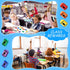 72 Chivao Pcs Crayon Erasers Mini Erasers for Kids Bulk Classroom Back to School Gifts Pencil Top Eraser for Rewards