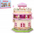 Rooftop Romance 3D Puzzle Dollhouse for Girls, Easy to Assemble Miniature Doll House Building Kit with LED Light