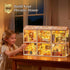 92Pcs 1:24 8+ Miniature DIY House Kit Convenience Store Scale Dollhouse Mini-Mart Corner Store Shop with LED Light