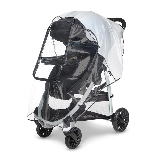 Graco Universal Deluxe Weather Shield with Zippered Window, Baby Rain Cover, Universal Size for Most Strollers,