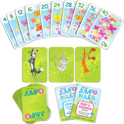 Melon Rind Jump 4 Game - Multiples of 4 Math Game for Kids Ages 7+