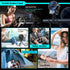 2 Pack 4 6600rpm Multifunctional Portable Stroller Fan Speed High Speed Usb Rechargeable Personal Mini Handheld Fan