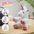 WEWILL 12'' Light Up Unicorn Stuffed Animal, LED Plush Toy, Glow in Dark Bedtime Companion for Kids