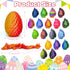 Aesinos 18PCS 3D 3D 3D 3D (18PCS) Printed Dragon Eggs with Dragon Inside Easter Eggs Printed Dragon Easter Toys Mystery