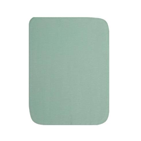 12 Pack EVERYDAY KIDS Burp Cloths for Baby Boy; Newborn Essential with - Large Absorbent Cotton Flannel Blue/Green