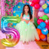 KatchOn Giant Rainbow 5 Balloon Number, 40 Inch, Number 5 Balloons for 5th Birthday Tie Dye Decorations
