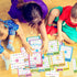 Set 3rd Fancy Land Sight Word Bingo Game Kids Adults Dolch's & Fry's Words Lists Bingo for Pre-k to Grade Educational