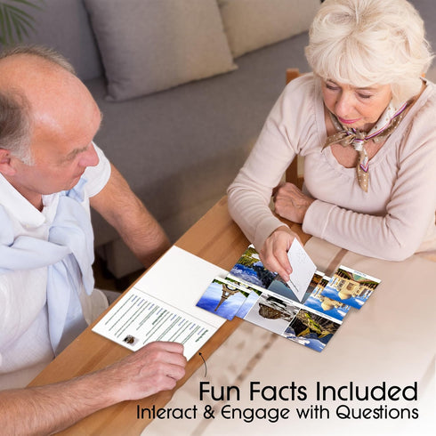Keeping Busy Match The Photo Game - Fun Facts Set 2 for Seniors with Dementia, Adult Memory Game