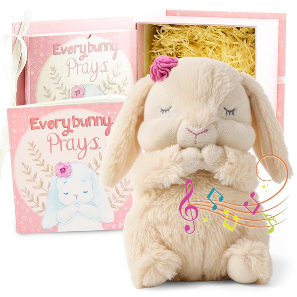 Tickle & Main Everybunny Prays Bunny Plush & Musical Prayer Toy for