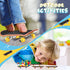 Civaner 10 Pack DIY Kids Finger Skateboard Set with Box, Mini Collectible Finger Toy Kit, Replacement Accessories