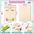 FVhujuan 3D Baby's First Easter DIY Footprint and Handprint Haning Sign, Happy Easter Bunny Wooden Footprint Art Sign
