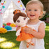 14 Inches Gloveleya Baby Girl Gifts Dolls Soft Plush Toy Ballet Girl Doll Orange with Gift Box