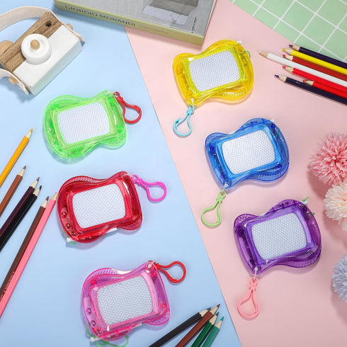 Aodaer 36 Pieces Mini Magnetic Drawing Board with Pen, 4 Inch Erasable Doodle Board for Birthday Gifts