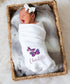 Set Set Personalized Baby Purple Butterfly Gift - Baby Brush & Comb - Toddler Girl Gifts - ECO Friendly Inks