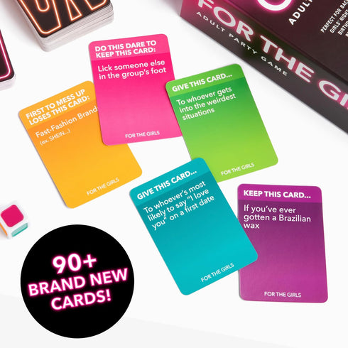 WHAT DO YOU MEME? for The Girls Card Game — Girls Night Out Adult Party Game, Ultimate Bachelorette Party Games by Relatable