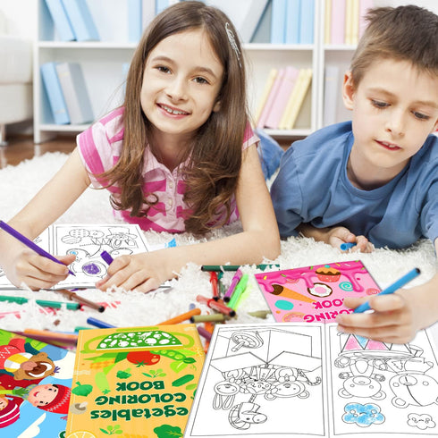 24Pack 4-8, 8-12, 2-4, Summer, Small Coloring Books for Kids Ages Bulk Coloring Books for Kids Ages Kids Birthday Party
